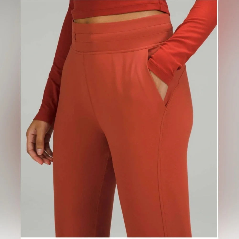 Lululemon Ready To Rulu High Rise Jogger in Red Rock
